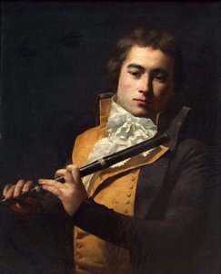 Porträt des Komponisten und Flötisten François Devienne 1759-1803, ca. 1792
