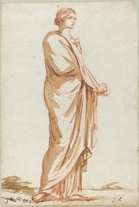 Römische Statue einer stehenden Frau
