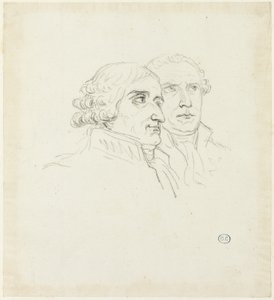 Studien für die Verteilung der Adler: Der Archi-Kanzler, Cambacérès und der Archi-Schatzmeister, Lebrun
