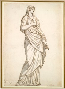 Studie der Sabinerin-Statue aus der Villa Medici von Jacques Louis David
