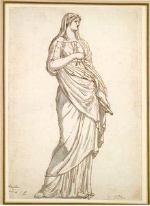 Studie der Sabinerstatue aus der Villa Medici von Jacques Louis David
