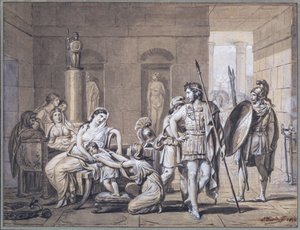 Die Abreise von Hector von Jacques Louis David