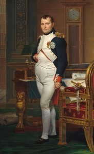 Der Kaiser Napoleon in seinem Arbeitszimmer in den Tuilerien