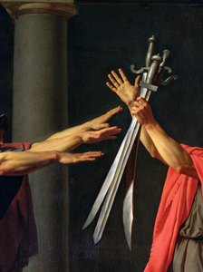 Der Schwur der Horatier (Detail)