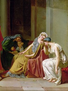 Der Schwur der Horatier (Detail) von Jacques Louis David