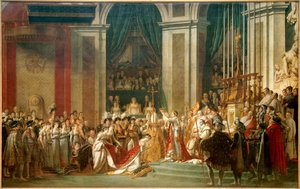 Die Weihe des Kaisers Napoleon I. und die Krönung der Kaiserin Josephine