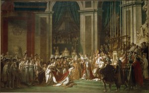 Die Weihe des Kaisers Napoleon I. und die Krönung der Kaiserin Josephine