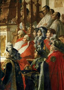 Die Krönung von Kaiser Napoleon I. Bonaparte von Jacques Louis David