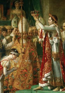 Die Krönung von Kaiser Napoleon I. Bonaparte von Jacques Louis David
