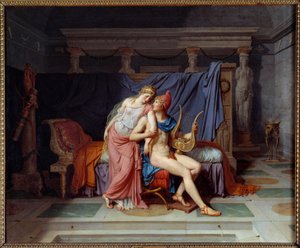Die Liebe von Paris und Helena von Jacques Louis David