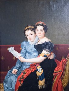 Zenaide und Charlotte Bonaparte von Jacques Louis David
