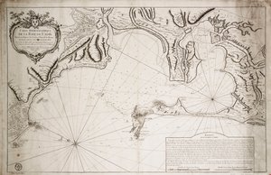 Hydrographische Karte der Bucht von Cádiz