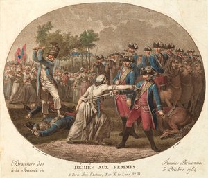 Tapferkeit der Pariser Frauen am 5. Oktober 1789: den Frauen gewidmet von Jacques Philippe Caresme