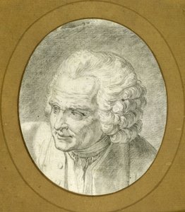 Porträt von Jean-Jacques Rousseau 1712-1778, 1775 von Jacques Philippe Caresme