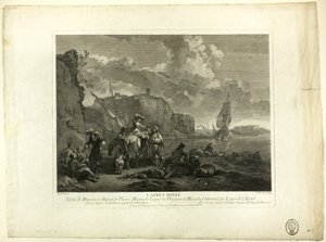 Nach dem Abendessen von Jacques Philippe Le Bas