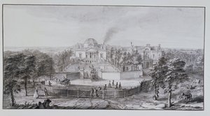 Lord Burlingtons Chiswick Villa, von Südosten