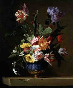 Stillleben mit Blumen von Jacques Samuel Bernard
