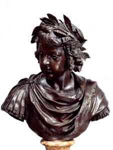 Bronzebüste von Ludwig XIV. als Kind, genannt der Römer von Jacques Sarazin