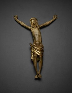 Corpus Christi vom Altarbild der Kreuzigung, 1391-99 von Jacques de Baerze or Baers