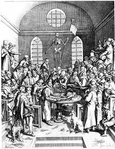 Anatomisches Theater des späten 16. Jahrhunderts, Jacques de Gehyn der Ältere, 1633