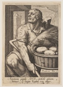 Asher, aus Die zwölf Söhne Jakobs von Jacques de Gheyn II