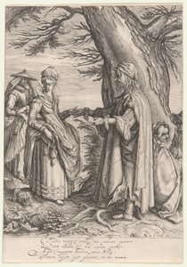 Wahrsagerin von Jacques de Gheyn II