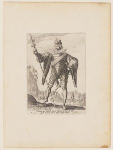 Oberstleutnant, aus Offiziere und Soldaten der Leibgarde von Kaiser Rudolf II von Jacques de Gheyn II