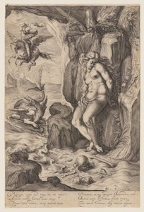 Perseus befreit Andromeda von Jacques de Gheyn II