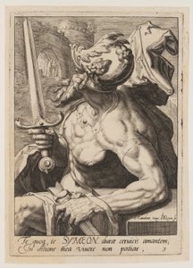 Simeon, aus Die zwölf Söhne Jakobs von Jacques de Gheyn II