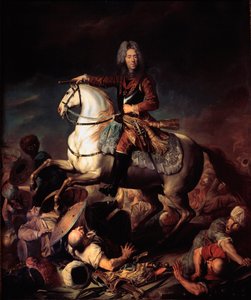 Porträt von Prinz Eugen von Savoyen-Carignan, Graf von Soissons von Jacques or Jakobus van Schuppen