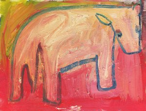Buntes naives Tier von Jacqui Orly Ammon