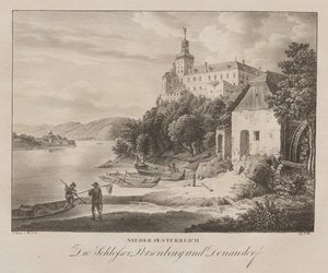 Niederösterreich, Die Schlösser Persenbeug von Jakob Alt