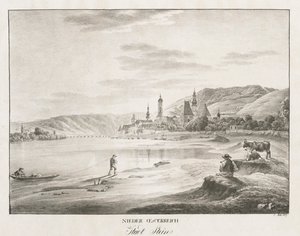 Niederösterreich, Stadt Stein von Jakob Alt