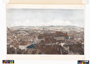 Panorama von Wien nach Westen, von der Peterskirche aus von Jakob Alt
