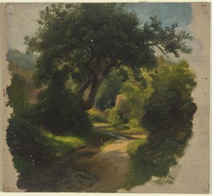 Waldweg von Jakob Becker