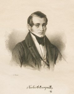 Porträt des Komponisten Norbert Burgmüller, 1836