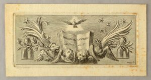 Vignette, die auf die Bibel verweist