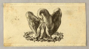 Vignette, Der Pelikan in der Dornenkrone von Jakob Frey