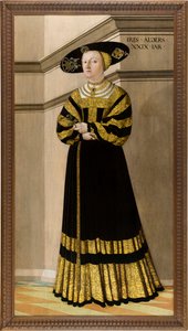 Porträt von Anna von Rosental, 1529 von Jakob Seisenegger