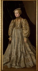 Porträt von Anna von Österreich (oder Anna von Habsburg) von Jakob Seisenegger