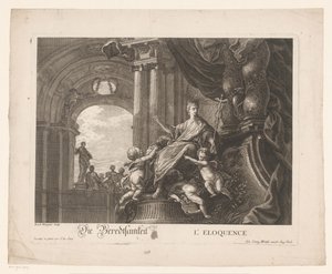 Allegorie auf die Beredsamkeit von Jakob Wangner
