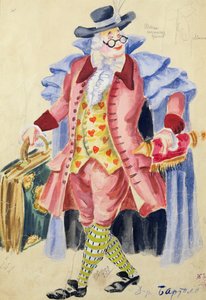 Kostümentwurf für Mozarts 