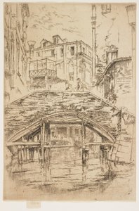 Ponte del Piovan aus The Second Venice Set, 1879-1880 von James Abbott McNeill Whistler