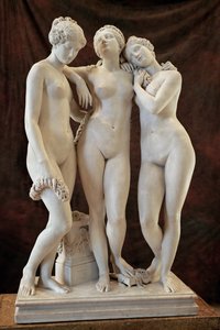 Die drei Grazien, Salon 1831 von James (1790 1852) Pradier