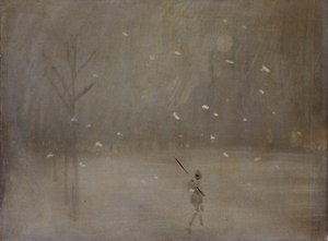 Schneesturm von James Abbott McNeill (after) Whistler