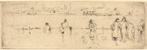 Eine Skizze am Ufer, ca. 1884-1886