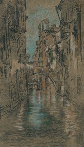 Ein venezianischer Kanal von James Abbott McNeill Whistler
