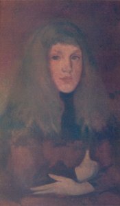 Eine Studie in Rosa und Braun, ca. 1884, 1904 von James Abbott McNeill Whistler