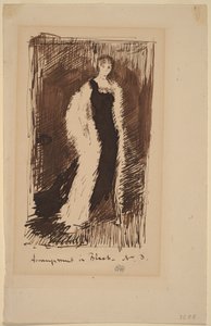 Anordnung in Schwarz - Nr.3 von James Abbott McNeill Whistler
