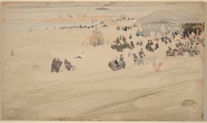 Strandszene, wahrscheinlich 1885